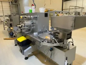 Maquinaria industrial envolvedora de caramelos doble